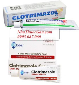 thuoc clotrimazol Canesten dieu tri cac benh ve nam, gia thuoc clotrimazol bao nhieu