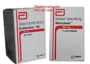 Thuốc Viroclear Dalsiclear điều trị viêm gan C