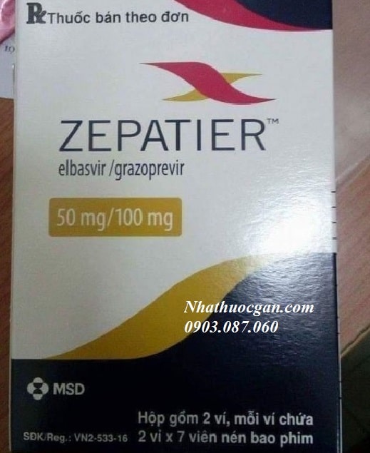 Zepatier chỉ định điều trị bệnh viêm gan C mạn tính