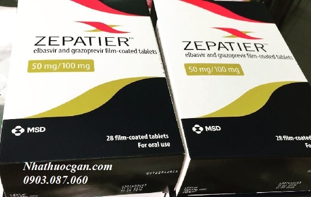 Thuốc Zepatier điều trị mãn tính viêm gan C gen type 1 hoặc 4 ở người lớn