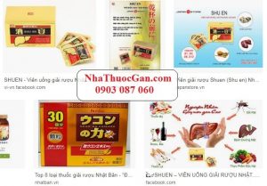 shuen vien uong giai ruou nhat ban, gia shuen bao nhieu - nha thuoc gan