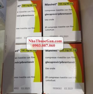 thuoc maviret dieu tri viem gan c hoat chat glecaprevir 100mg pibrentasvir 40mg